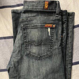 7 for All Mankind Straight Jeans Size 30
